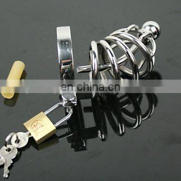 316 Medical Stainless Steel Chastity Device, Penis Lock, Penis Cover photo-4