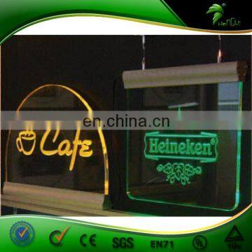 Innvative New Products Acrylic Led Illuminated Sign / Acrylic Led Sign For 2015