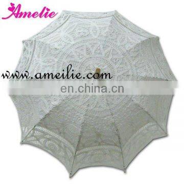 Elegant Lace Umbrella Parasol Assorted Colors