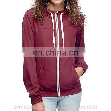 Wind Breaker Jacket - 2017 new Custom ladies Spring Microfiber Wind Breaker waterproof windbreaker jacket