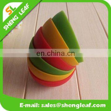 colorful collapsible Silicone bowl for food bowl