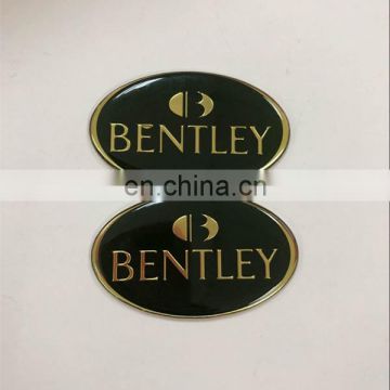 High quality clear car epoxy logo sticker