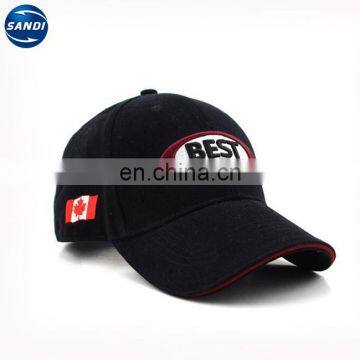 Promotional 6 panel custom suede baseball cap