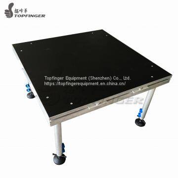 Manufacturer Supplier Cheap Material Portable Aluminum Frame Temporary Modular Stage Concert Event