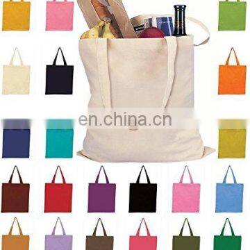 Set of 12 Wholesale 100% Cotton Tote Bags Reusable