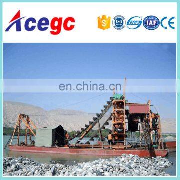 Sand Collecting/Gold Extracting Mining Machinery River Bucket Chain Dredger photo-6