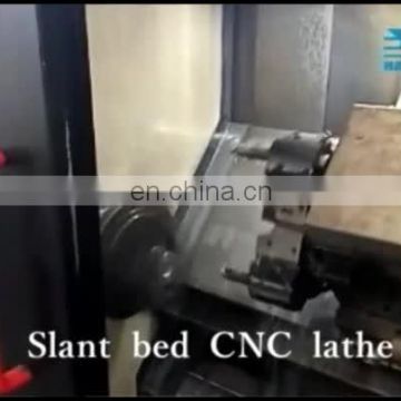 CK36L GSK Controller CNC Lathe Morse Machine with MT4 Tailstock