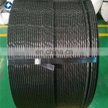 2018 High Quality Prestressed Concrete 12.7mm PC Strand, 1x2 1x3 1x7 Steel Wire Rope