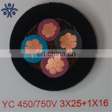 CE certificated 450/750V h07rn-f 3g 1.5 rubber flexible cable