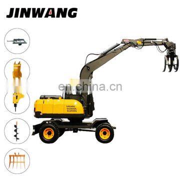 Japan Used JW-85 Large Hydraulic Wheel Excavator Made in China photo-6