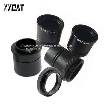 Microscope Adapter Ring C-mount to 23.2mm to 30mm 30.5mm 1.25 Inch to C mount Adapters for Microscope CCD Camera Reduction Lens