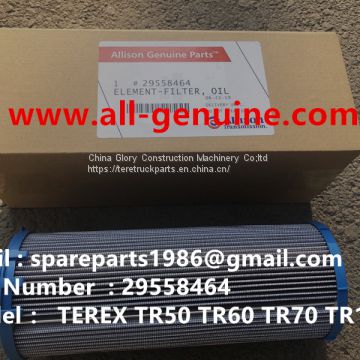 TEREX 29558464 ELEMENT FILTER ALLISON TR100 TR70 OFF HIGHWAY RIGID DUMP TRUCK MINING HAULER TRANSMISSION