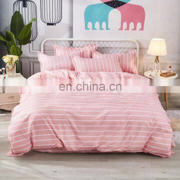 Household bedroom design print cotton fabric for bed sheet 100 cotton bedding set