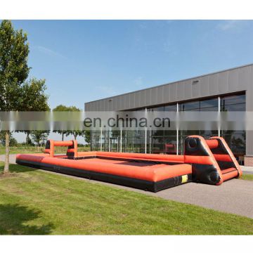 china inflatable soapy football field soccer arena playground for sale