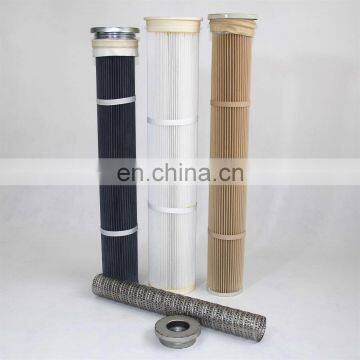 FORST Nomex/PPS High Temperature Pleated Bag Filter For Cement Plant