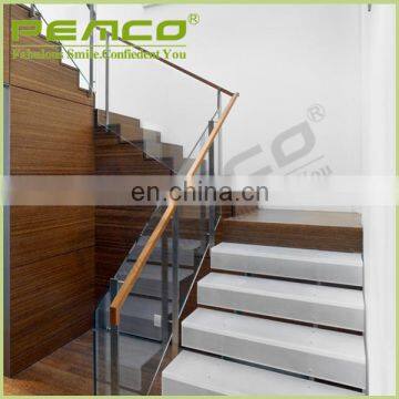 TOP Brand Factory Frameless ASTM Stainless Steel Glass Balustrade