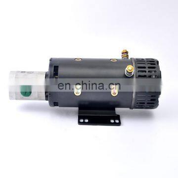 24V 4KW Factory Price dc Pump Motor ZD2973H WITH GEAR PUMP photo-3
