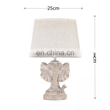 Nordic Hotel Craft Decoration Brown Handmade Lamp Antique Creative Animal Table Lamp for Bedside photo-6