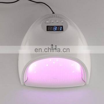 Hot New!!! EXCLUSIVE Portable Half-Pearl 36w nail led uv lamp moon led nail lamp