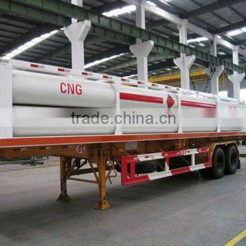 ISO standard 25Mpa 6960Nm3 container trailer chassis