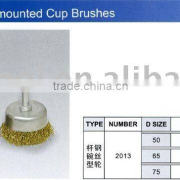 Shaft-mounted Cup Brush