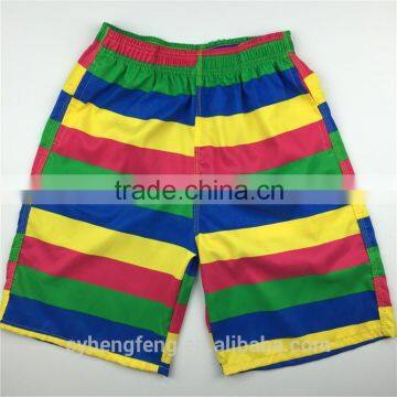 2016 new floral print waterproof beach short pants