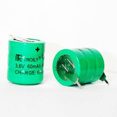 TROILY NIMH40MaH 3.6V Rechargeable Battery Pack With Solder Tabs photo-4