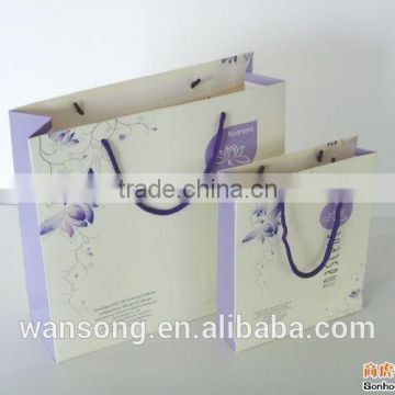 luxury gift white paper bags