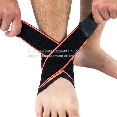 Supply Ankle Support Brace Adjustable Ankle Brace Breathable Fabric Material Super Elastic and Comfortable,1 Size Fits All, Suitable for Sports photo-5