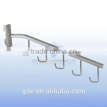 5 Hooks Metal Chrome Slatwall Display Accessories photo-4