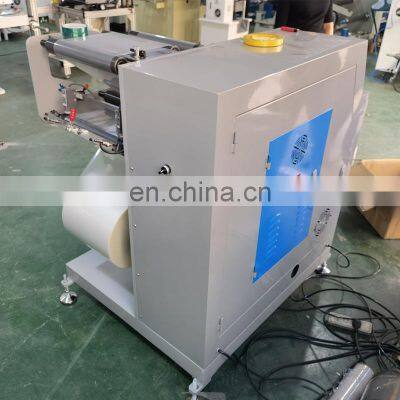 Small Cheap Aluminium Foil Household Foil PE Cling Film Roll Rewinding Machine photo-3