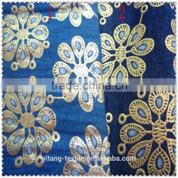 Golden Printing Denimb Fabric photo-4
