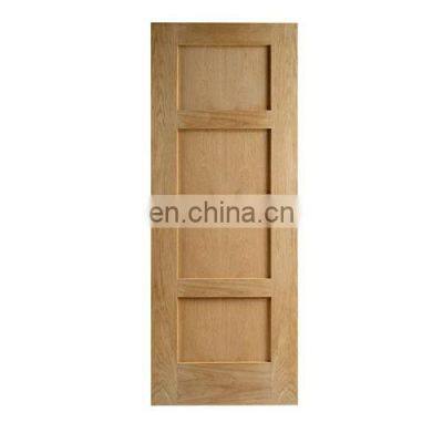 DIY  craftsman modern 4 panel white interior solid core shaker door for bedroom