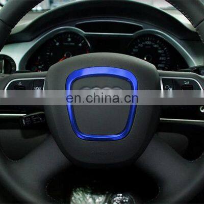 Factory Car Steering Wheel Center Logo Covers Stickers Trim for Audi A4 B6 B7 B8 A6 C6 A5 Q7 Q5 A3 8P S3 8v Car Interior photo-4