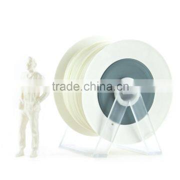 Pla 3d Printer Material Pearl White Filament With the New Spool Convertible Into a Coat Hanger. Spool Holder Included.