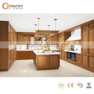 Top modern design high quality solid wood kitchen cabinet,kitchen wall hanging cabinet