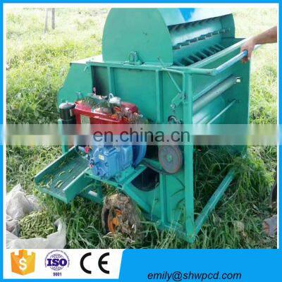 High Efficient Fresh Soybeans Pods Picking Machine/diesel Green Bean Picking Machine photo-3