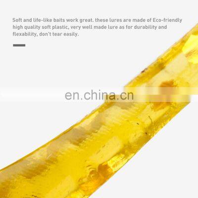 JOHNCOO 45mm 0.42g 50pcs Artificial Soft Trout Baits Bass Soft Swim Bait Fishing Lure photo-4