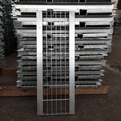 Chemical power plant steel grid galvanized cover hot dip zinc gutter aisle steel grid plate pressure welding galvanized grid