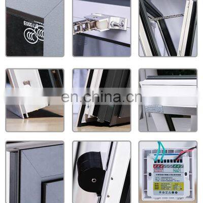 Decorative Aluminium Tempered Glass Center Pivot Casement Tilt and Turn Window With Pivot Hinge photo-5