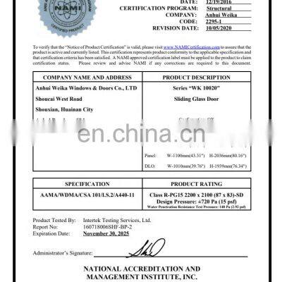Top Selling Sliding Window 2022 Resist Hurricane Impact Windproof Window photo-2