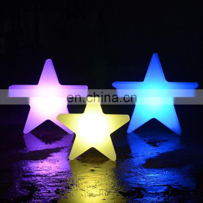 illuminated Christmas outdoor /Party solar lights outdoor star led rustic Christmas light for trees  glow in the dark