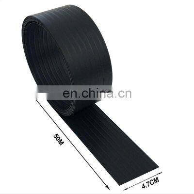 Dark Grey 4.7cmx50m 100 Clips Hard Plastic PVC Strip Screen Fence zaun streifen Hart