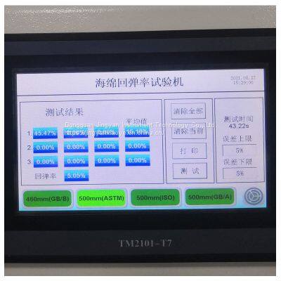 High Quality Foam Drop Testing Machine Fall Ball Rebound Tester Ball Rebound Coefficient Test Machine photo-5