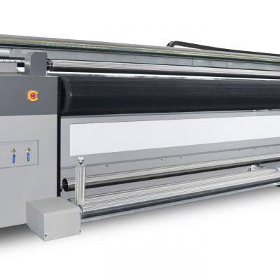 Super large 5m hybrid UV printer with Kyocera KJ4A heads