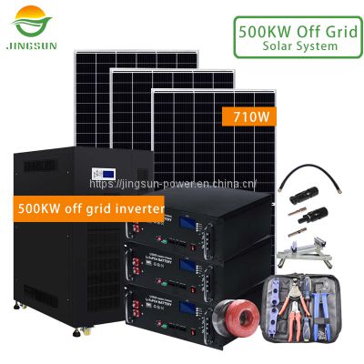 500KW Solar System 710W panels