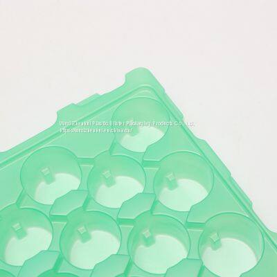 Green PET Vacuum Forming Plastic Blister Trays for Auto Parts Blister Packaging Inner Pallets photo-5