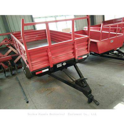 Factory Custom Production 4 Wheels Farm Semi Trailer Capacity 3-10tons Agricultural Dump Trailer Tractor Tipper Trailer photo-5