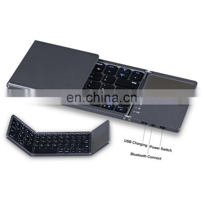 Design Bt Keyboard Folding Keyboard Portable Keyboard Factory Hot Sales Modern Foldable USB 3.0 Ultra Slim ABS Plastic Scissor