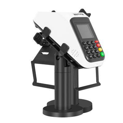 Universal pos stand for pos machine display stand plastic metal rotatable pos machine holder stand